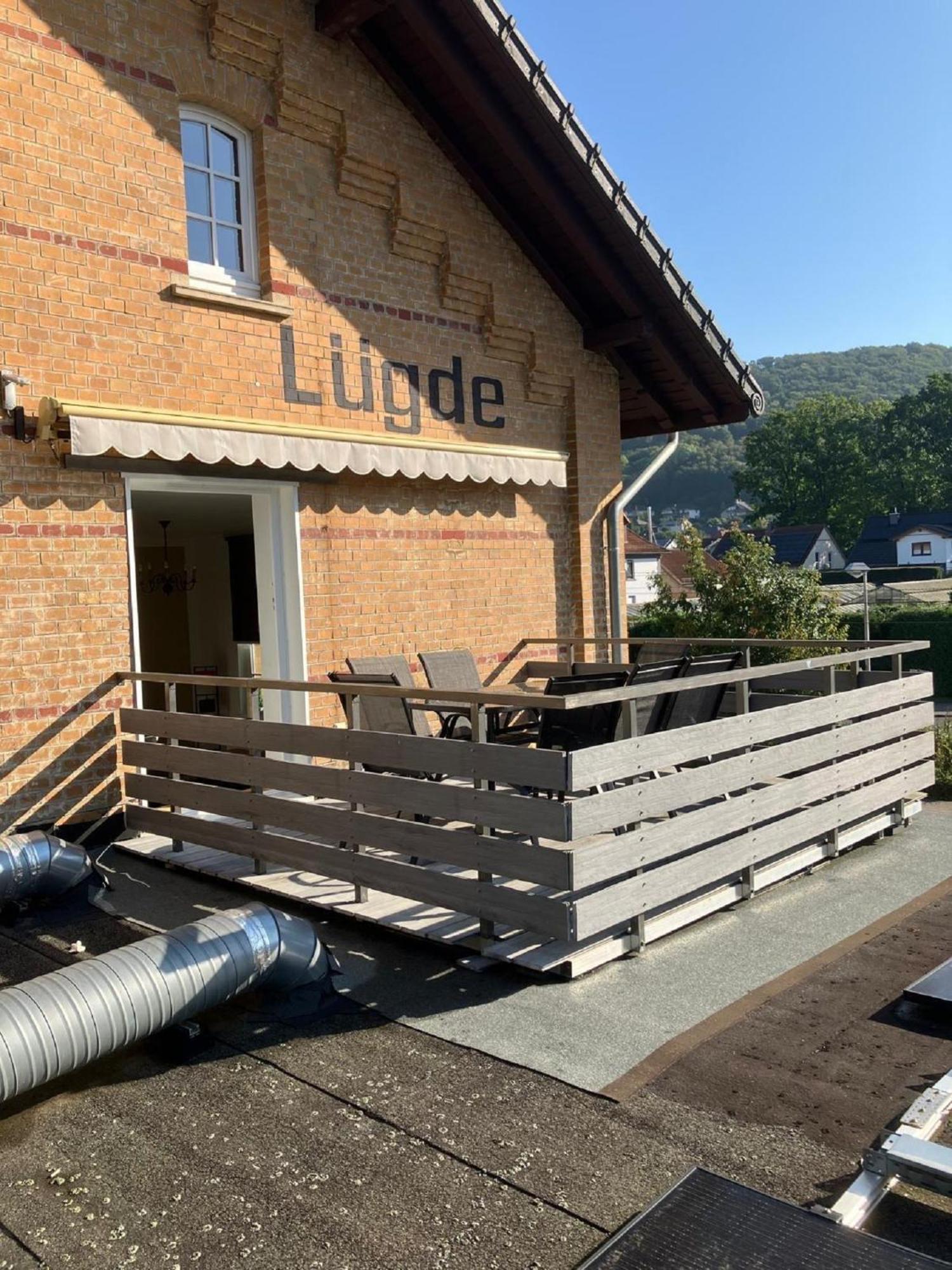 Ferienwohnung Im Bahnhof Luegde Εξωτερικό φωτογραφία